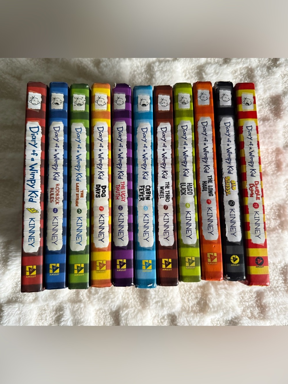 Diary of a Wimpy Kid Hardcover Book Set - Colorful Collection 1-11